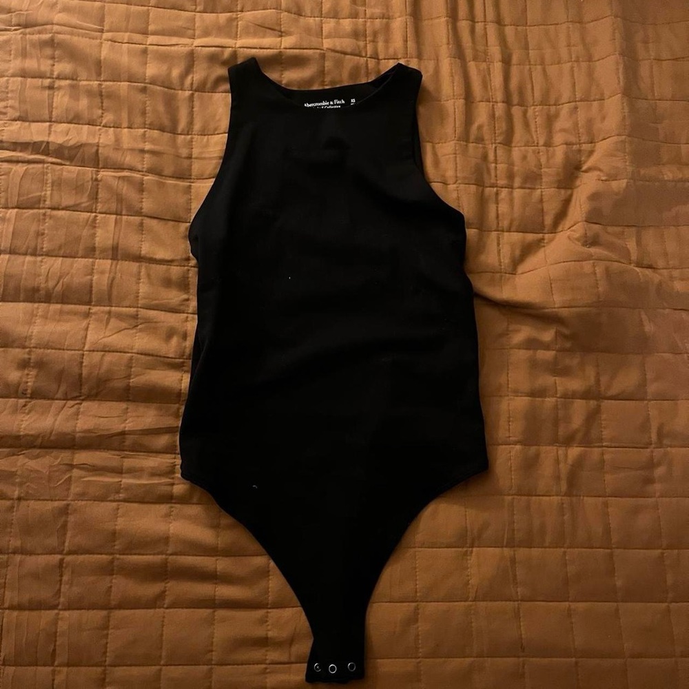 abercrombie high neck open back bodysuit